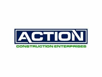 Action Construction Enterprises logo design by usef44