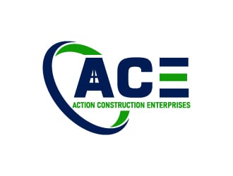 Action Construction Enterprises logo design by Mirza