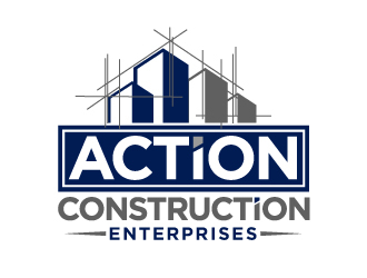 Action Construction Enterprises logo design by aRBy