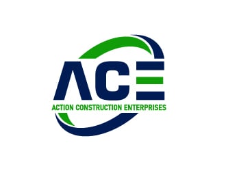 Action Construction Enterprises logo design by Mirza