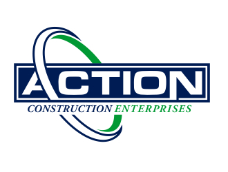 Action Construction Enterprises logo design by aura