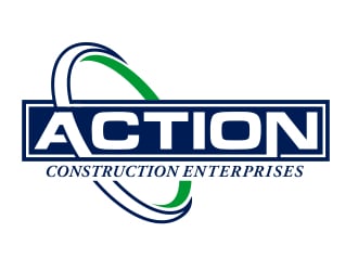 Action Construction Enterprises logo design by aura