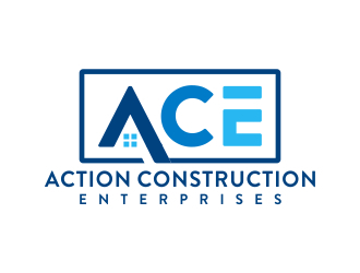 Action Construction Enterprises logo design by Mbezz