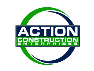 Action Construction Enterprises logo design by 35mm