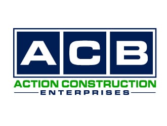 Action Construction Enterprises logo design by 35mm