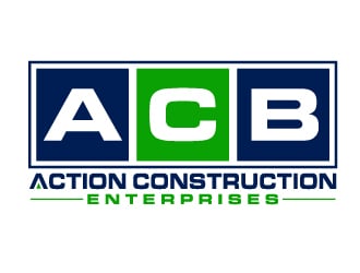 Action Construction Enterprises logo design by 35mm