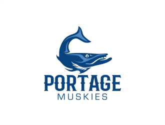 Portage Muskies logo design by MagnetDesign