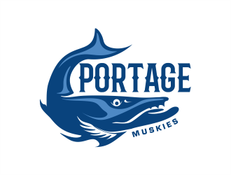 Portage Muskies logo design by MagnetDesign