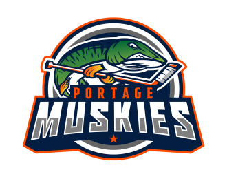 Portage Muskies logo design by jm77788