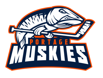 Portage Muskies logo design by jm77788