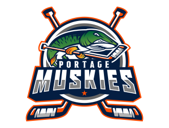 Portage Muskies logo design by jm77788