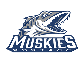 Portage Muskies logo design by haze