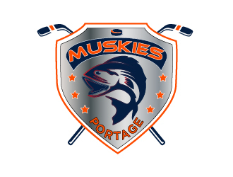 Portage Muskies logo design by pilKB