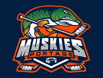 Portage Muskies logo design by jm77788