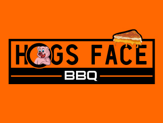 Hogs Face BBQ logo design by Suvendu