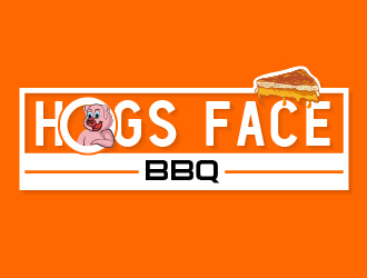 Hogs Face BBQ logo design by Suvendu