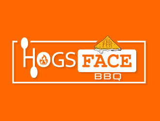 Hogs Face BBQ logo design by Suvendu