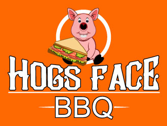 Hogs Face BBQ logo design by Suvendu