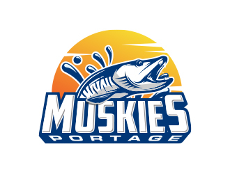 Portage Muskies logo design by MarkindDesign