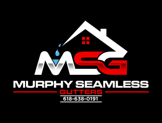 Murphy Seamless Gutters logo design by qqdesigns