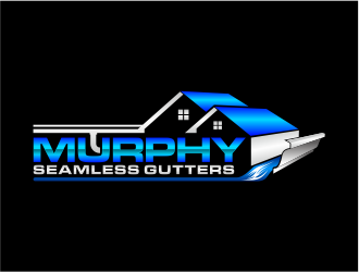 Murphy Seamless Gutters logo design by mutafailan