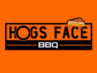 Hogs Face BBQ logo design by Suvendu