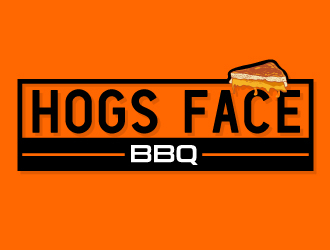 Hogs Face BBQ logo design by Suvendu