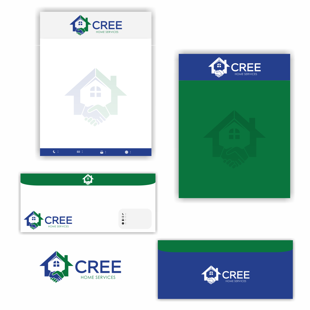 Cree Home Services logo design by hidro