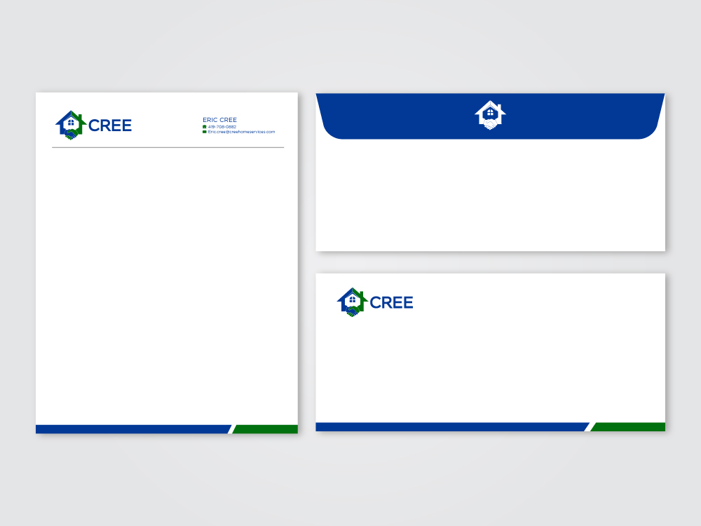 Cree Home Services logo design by labo