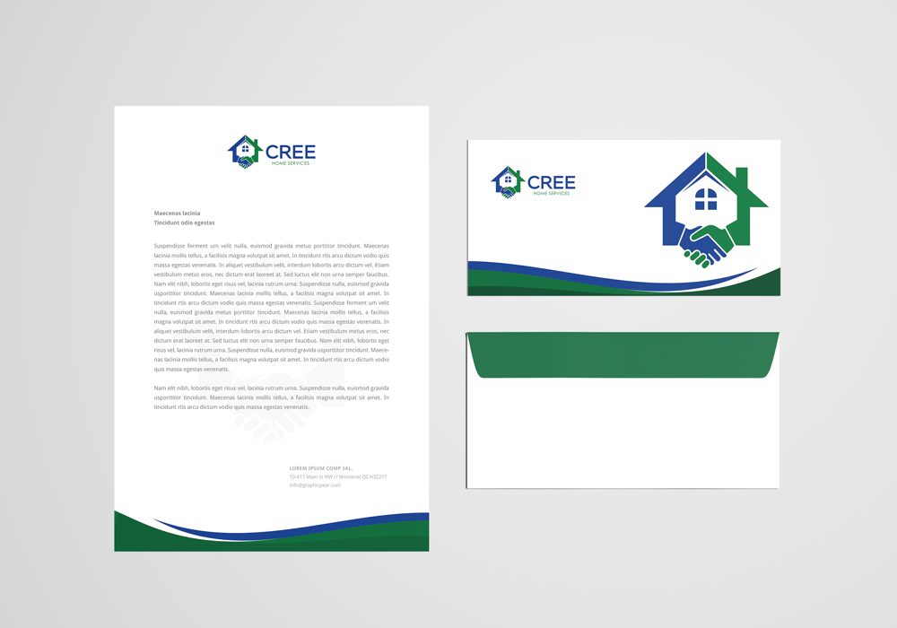 Cree Home Services logo design by Ulid