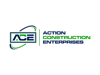 Action Construction Enterprises logo design by Lafayate