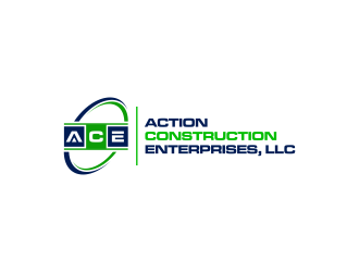 Action Construction Enterprises logo design by GassPoll