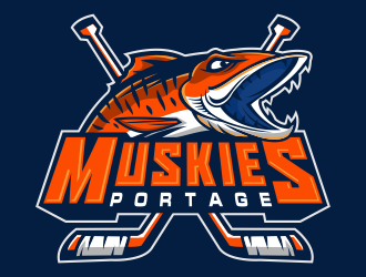 Portage Muskies logo design by jm77788