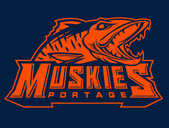 Portage Muskies logo design by jm77788