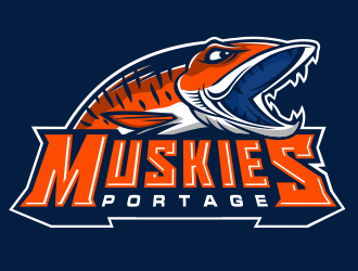 Portage Muskies logo design by jm77788