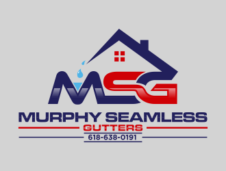 Murphy Seamless Gutters logo design by qqdesigns