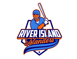 River Island Islanders logo design by DreamLogoDesign