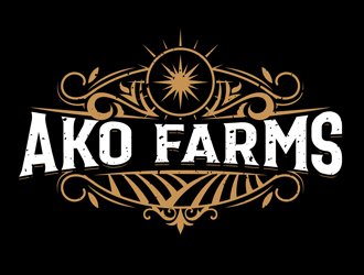 AKO FARMS logo design by DreamLogoDesign