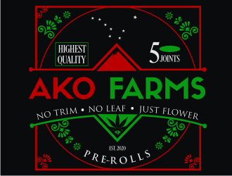 AKO FARMS logo design by coco