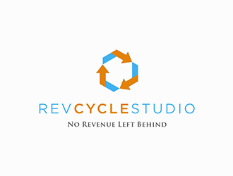 Rev Cycle Studio logo design by DuckOn