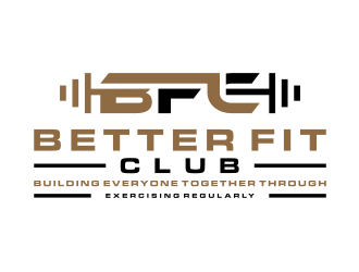 BETTER Fit Club (Building Everyone Together Through Exercising Regularly) logo design by Zhafir