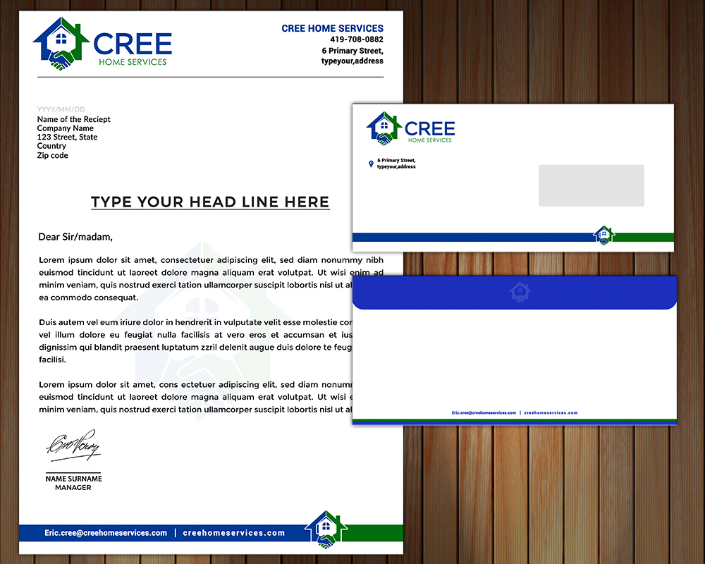 Cree Home Services logo design by MastersDesigns