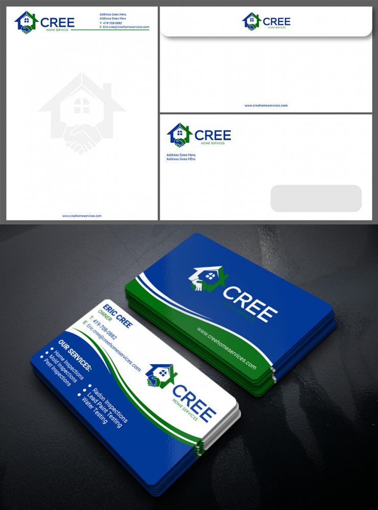 Cree Home Services logo design by Gelotine