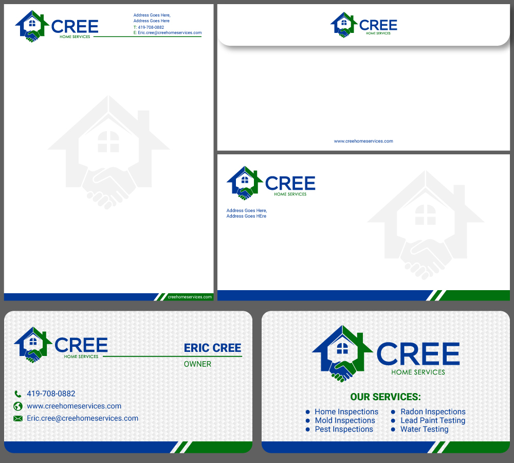 Cree Home Services logo design by Gelotine