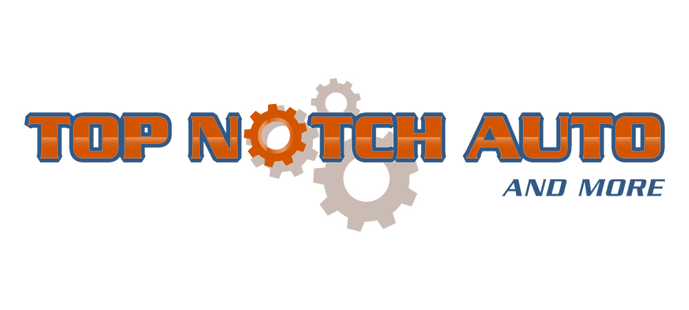 “Top Notch Auto & More” I don’t want the tires in it anymore. Looking for a new Modern look that is clean and eye catching and will be used in mailers, business cards, website and T-shirts. logo design by Gelotine