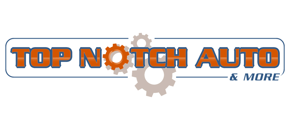 “Top Notch Auto & More” I don’t want the tires in it anymore. Looking for a new Modern look that is clean and eye catching and will be used in mailers, business cards, website and T-shirts. logo design by Gelotine