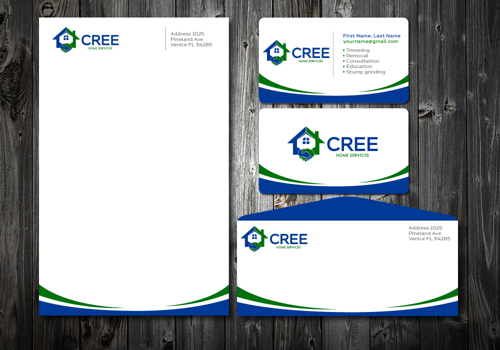 Cree Home Services logo design by AamirKhan