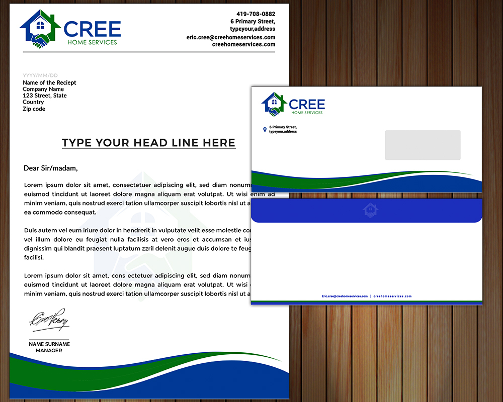 Cree Home Services logo design by MastersDesigns