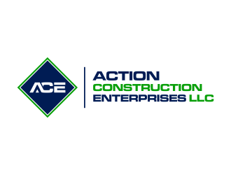 Action Construction Enterprises logo design by Lafayate