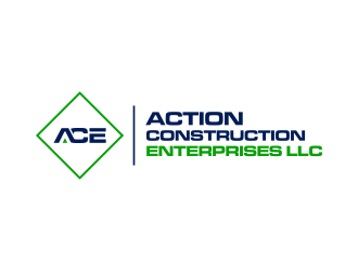 Action Construction Enterprises logo design by Lafayate